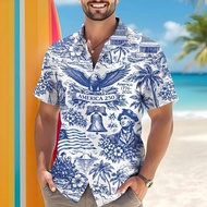 250th Anniversary America Hawaiian Shirt 250 Years USA Independence Day Shirt 1776-2026 Clothing 4th