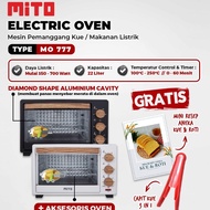 MITO Hit Electric Electric Oven MO 777 MO-777 Free Recipe Book + 3in1 Cake Claws