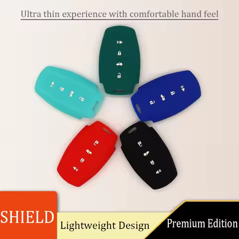 For Haval H6 Blue Label and Red Label Sport Smart 4-Key Silicone Key Protective Shield, Anti Drop Ca