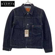 TCB Jeans S40 夾克，二戰款式，14盎司，靛藍鐵色，月桂頭扣，T字背，牛仔夾克，42碼（二手）
