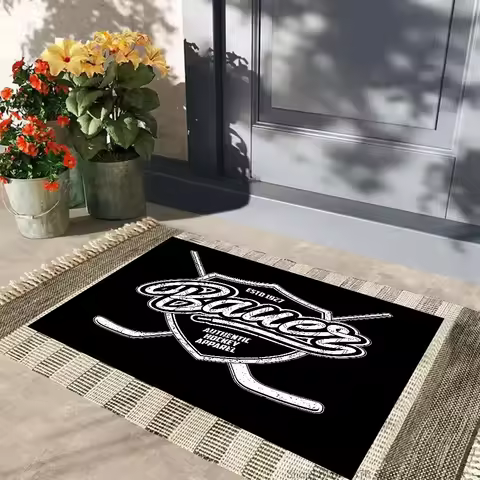 B-Bauer Hockey Floor Mat Doormats Home Carpet Foot Bathroom Absorbent Anti-Slip Home Decor
