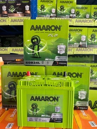 แบตเตอรี่AMARON ล่าสุดรถเก๋งรุ่นFlo 60B24L-50แอมป์ ไฟแรงสุดๆCCA500 เหมาะสำหรับรถติดเครื่องเสียง