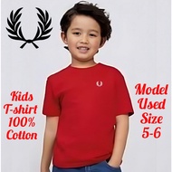 🔥READY STOCK🔥 KIDS FFFF  T-SHIRT KANAK2  Short Sleeves100% COTTON UNISEX T-SHIRT  STICKER PRINTED