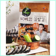 ∈ CJ Bibigo Roasted Seaweed for Kimbap (Korean Sushi Roll) 20g Seasoned Laver Seaweed Wrap