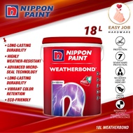 Nippon Paint Weatherbond 18L 15004 White Exterior Wall Paint Exterior Paint Weatherbond Paint Nippon Paint Exterior Wall