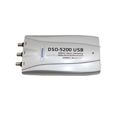 Hantek DSO5200 PC USB 200MHZ 200MS/s 2 Channels Digital Storage Oscilloscope