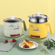 HY-$ Mini Electric Food Warmer Non-Stick Electric Frying Pan Single Student Small Hot Pot Instant Noodle Pot Dormitory I