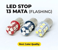 WAJIB ARUS DC Lampu rem kedip strobo lampu stop  LED 13MATA LED DC 12V - Lampu Rem Motor