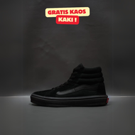 SEPATU VANS21 OLD SKOOL SK8 HIGH HITAM POLOS KANVAS 36-43