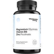 3-in-1 Zinc Picolinate Magnesium Glycinate Supplements with Vitamin B6 |   Magnesium and Zinc Vitami
