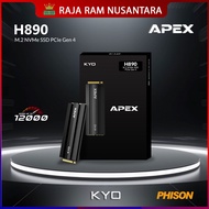 Ssd KYO APEX H890 1TB/2TB M.2 Nvme PCIe Gen5 x4 SSD Nvme Gen 5 1TB/2TB SSD Nvme PCIe 5.0