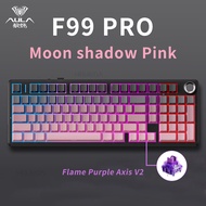 AULA F99 PRO Customized Machanical Keyboard Hot Swap RGB 99 Keys Tri-model Bluetooth 5.0/2.4G Wirele