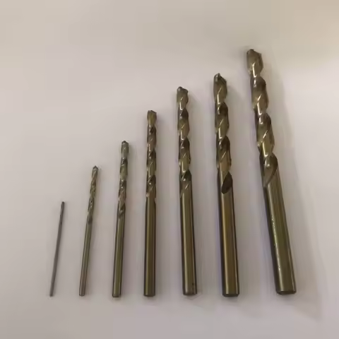 3.0 3.1 3.2 3.3 3.4 3.5 3.6 3.7 3.8 3.9 4.0mm HSS-CO M35 Cobalt Steel Straight Shank Twist Drill Bit