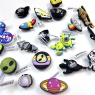 [ UNIVERSE CHARM ] JIBBITZ attaches slippers, beautiful thick 3D universe pattern charm stickers