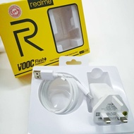 REALME VOOC FLASH CHARGER 5V/4A MICRO USB TYPE-C CABLE ADAPTER 1 METER CABLE
