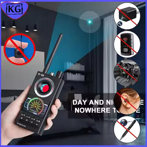 Hidden Spy Camera Detector RF Signal GSM Bug GPS Tracker Wireless listening device Finder Spy Gadget