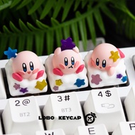 Kirby 3D Resin Keycaps MX Switch Mechanical Keyboard ESC Cute Elf Keycaps Creative Personalized Cart