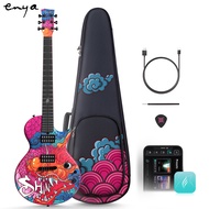 Enya Nova Go Sonic กีต้าร์ไฟฟ้ากีต้าร์ไฟฟ้าอัจฉริยะ Hatsune Miku พร้อมลำโพงไร้สาย10W การตั้งค่าออนบอ