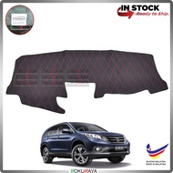 [RED LINE] Honda CRV CR-V RM RE 2013-2016 RR Dashboard Cover Leather PU PVC Black Car Accessories Pa