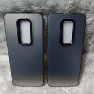 SOFTCASE CASING IMD OPPO RENO 2F/2Z CASE SILICON IMD HYBRID PLATTE HOLOGRAM BLACK