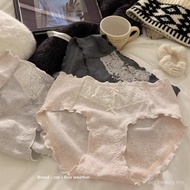 girl women underwear【巴洛克少女】内裤全棉女7A抗菌档蕾丝纯棉内裤女A类棉女士内裤
