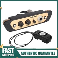 rcfans DOUBLE CJ01L Cajon Box Drum Preamp Pickup Musical Instrument Pickup with Mic 1/4 Inch Jack