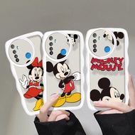 Pink and blue Hello Kitty cat Wavy case for Realme note 50 c53 c51 c51s NARZO N53 Anti fall and shoc