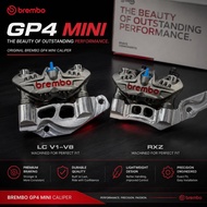 RXZ LC V1 - V8 Brembo GP4 mini Caliper Set Combo Siap Master Pump KTM Ori Brembo RXZ LC135 V8 Front 