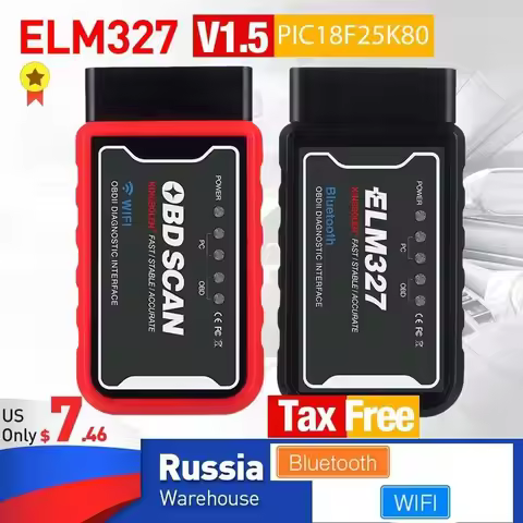 ELM 327 For ELM327 OBD2 PIC18F25K80 Chip Diagnostic Tools Car WiFi Scanner OBD2 Scanner Fault Code R