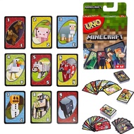 Minecraft UNO Card Game English Version Funny UNO Minecraft Cards Interactive Toy For Mind Developme