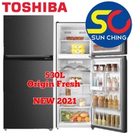 TOSHIBA Inverter 530L Refrigerator Peti Sejuk GR-RT624WE-PMY