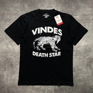 Tshirt VINDES X TEENAGE DEATH STAR - VINDES DEATH STAR BLACK Cotton combad 24s Unisex
