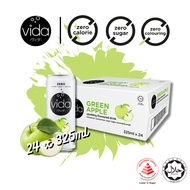 [Vida] [Zero Calories/ Zero Sugar / Zero Coloring] Green Apple 325ml x 24