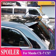 Car Accessories For Mazda CX-7 CX7 Spoiler 2008-2014 Auto ABS Plastic Unpainted Primer Rear Trunk Bo