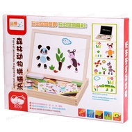 WOODEN FOREST ANIMALS MAGNETIC PUZZLE