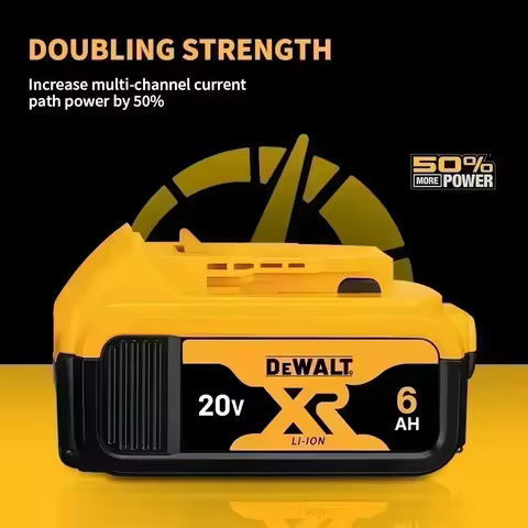 Dewalt Original 20V Battery 18V 2AH 5AH 6Ah 60V 9Ah For DCB182 DCB200 DCB606 DCD805 dewalt outillage