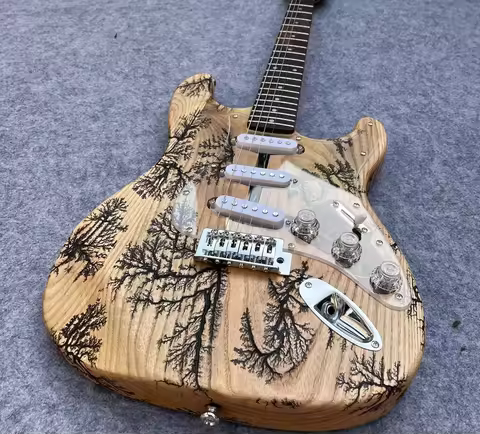 Shock Guitar, White Wax Wood Body,2026 sale
