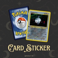 [Pokemon TCG Card Sticker - MAGNEMITE] TnG Sticker / Access Card Sticker / Card Sticker