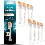 Philips Sonicare A3 HX9098/14 高級多合一刷頭， 8 支裝，白色, 日本版 平行進口