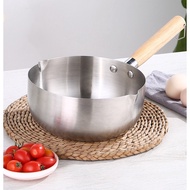 20cm Stainless Steel Yukihira Pan, Traditional Japanese Yukihira Saucepan, Japanese snow cooking pot