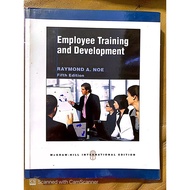 Employee Training and Development 5th Fifth Edition By Raymond A. Noe