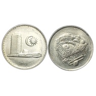 Koin Kuno Malaysia 2 Keping Beda Variasi 20 Sen Tahun Random Kode A-81