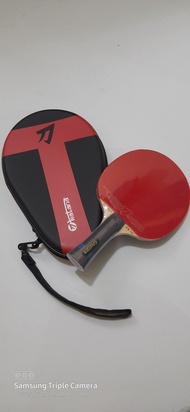 OBRAL BET PIMPONG KATANA PRO NANO 08 CARBON TENIS MEJA BONUS HARD COVER FOR ATTACK PLAYER