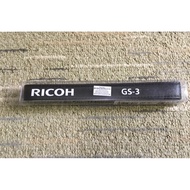 Ricoh GS-3 Genuine Leather Black Neck Strap with GR Logo ( For Ricoh GRIII GRIIIx)