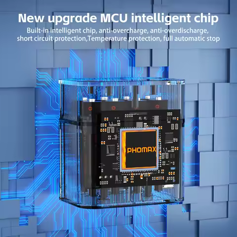 POHMAX 1.5V Lithium Rechargeable Battery AA 4200mWh AAA 1100mWh Lithium-ions Charger 8 Slots Fast Ch