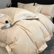 Premium-Quality TC1600 Double-sided Ice Silk TC1600 4IN1 Bedsheet Set Fitted Sheet—Bedding Set Cool-