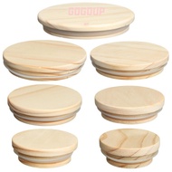 GOGUVO Mason Jar Lid Wooden Bottle Sealing Caps Compatible Canning Storage