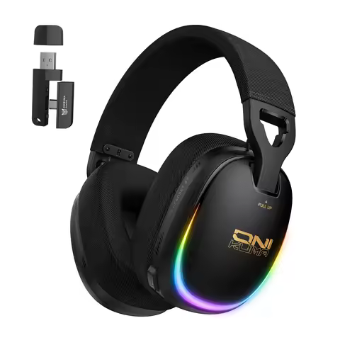 ONIKUMA GT805 5.4 Bluetooth Headphones Four-mode Wireless Gaming Headset for PC PS5 PS4,HIFI Stereo 