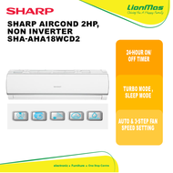 SHARP AIRCOND 2HP. NON INVERTER SHA-AHA18WCD2