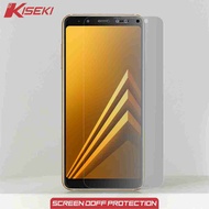 Kiseki Skin Samsung A8 2018 Screen & Back Case Clear Doff Paper like